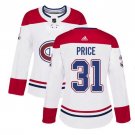 Carey Price #31 Montreal Canadiens Player Women's Jersey White Size M