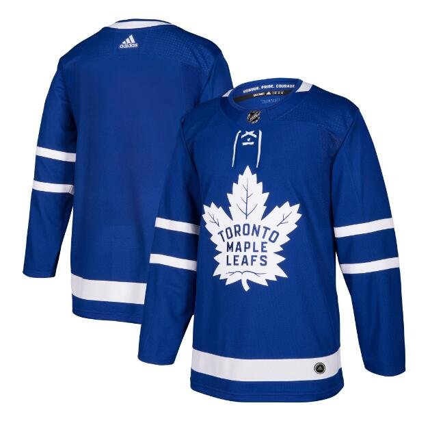 Toronto Maple Leafs Home Blank Men's Jersey Blue Size L