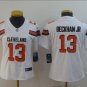 Odell Beckham jr #13 Cleveland Browns Limited Player Jersey Women's White Size M