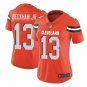 Odell Beckham jr #13 Cleveland Browns Limited Player Jersey Women's Orange Size S