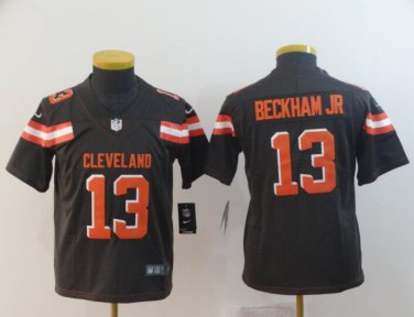 Odell Beckham jr #13 Cleveland Browns Limited Player Jersey Youth Brown Size XL