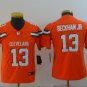 Odell Beckham jr #13 Cleveland Browns Limited Player Jersey Youth Orange Size S