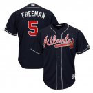 Freddie Freeman #5 Atlanta Braves 2019 Home Cool Base Player Men's Jersey Navy Size XXL