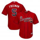 Freddie Freeman #5 Atlanta Braves 2019 Home Cool Base Player Men's Jersey Scarlet Size M