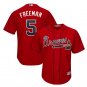 Freddie Freeman #5 Atlanta Braves 2019 Home Cool Base Player Men's Jersey Scarlet Size XL
