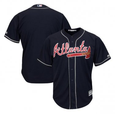 Atlanta Braves 2019 Home Cool Base Men's Jersey Navy Size XXL