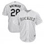 Nolan Arenado #28 Colorado Rockies Cool Base Player Men's Jersey White Size M