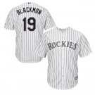 Charlie Blackmon #19 Colorado Rockies Cool Base Player Men's Jersey White Size M