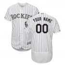 Custom Colorado Rockies Home Collection Flex Base Men's Jersey White Size M L XL XXL XXXL