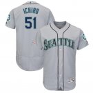 Ichiro Suzuki #51 Seattle Mariners Collection Flex Base Player Men's Jersey Gray Size XXL