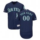 Custom Seattle Mariners Collection Flex Base Men's Jersey Navy Size M L XL XXL XXXL