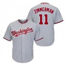 Ryan Zimmerman #11 Washington Nationals Cool Base Player Men's Jersey Gray Size M
