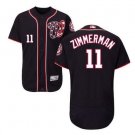 Ryan Zimmerman #11 Washington Nationals Flex Base Player Men's Jersey Navy Size XXL