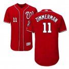 Ryan Zimmerman #11 Washington Nationals Flex Base Player Men's Jersey Red Size L
