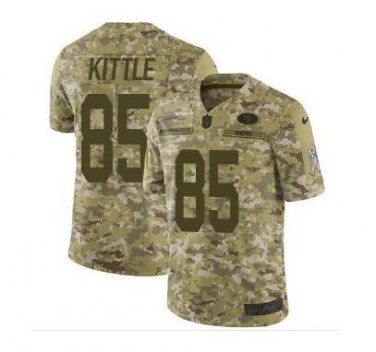 George Kittle #85 San Francisco 49ers Salute to Service Limited Jersey Men's Camo Size S
