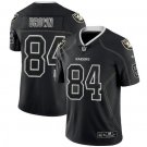 Antonio Brown #84 Oakland Raiders Limited Player Jersey Men's Black Shadow Size L
