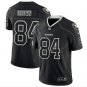 Antonio Brown #84 Oakland Raiders Limited Player Jersey Men's Black Shadow Size XXXL