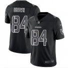 Antonio Brown #84 Oakland Raiders Limited Player Jersey Men's Black Hyphenation Size L
