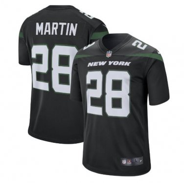 Curtis Martin #28 New York Jets 2019 Player Game Men's Jersey Black
