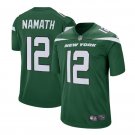 Joe Namath #12 New York Jets 2019 Player Game Men's Jersey Green