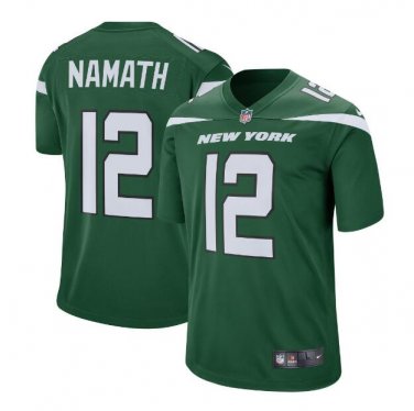 Joe Namath #12 New York Jets 2019 Player Game Men's Jersey Green