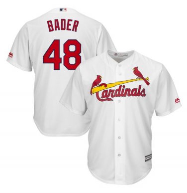 Harrison Bader #48 St. Louis Cardinals Cool Base Player Men's Jersey White