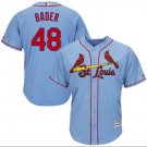 Harrison Bader #48 St. Louis Cardinals Cool Base Player Men's Jersey Horizon Blue