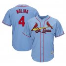 Yadier Molina #4 St. Louis Cardinals Cool Base Player Men's Jersey Horizon Blue