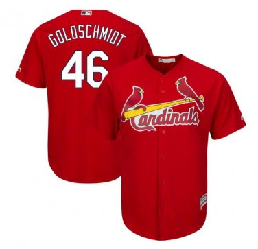 Paul Goldschmidt #46 St. Louis Cardinals Cool Base Player Men's Jersey Scarlet