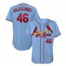 Paul Goldschmidt #46 St. Louis Cardinals Flex Base Collection Player Men's Jersey Light Blue