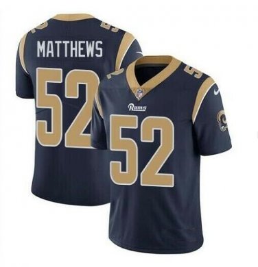 Clay Matthews #52 Los Angeles Rams Limited Player Jersey Men's Navy