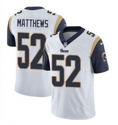 Clay Matthews #52 Los Angeles Rams Limited Player Jersey Men's White