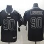 DeMarcus Lawrence #90 Dallas Cowboys Limited Player Jersey Men's Black Lights Out