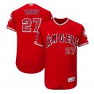 Mike Trout #27 Los Angeles Angels Flex Base Collection Player Men's Jersey Scarlet