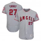 Mike Trout #27 Los Angeles Angels Flex Base Collection Player Men's Jersey Gray