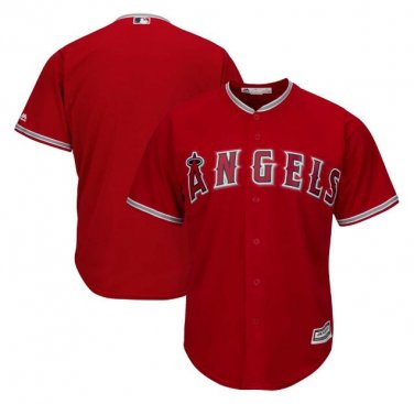 Los Angeles Angels Cool Base Player Men's Jersey Scarlet M L XL XXL XXXL