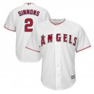 Andrelton Simmons #2 Los Angeles Angels Cool Base Player Men's Jersey White