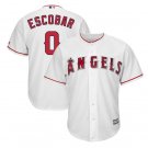 Yunel Escobar #0 Los Angeles Angels Cool Base Player Men's Jersey White