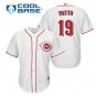 Joey Votto #19 Cincinnati Reds Cool Base Player Men's Jersey White