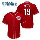 Joey Votto #19 Cincinnati Reds Cool Base Player Men's Jersey Scarlet