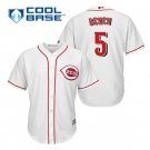 Johnny Bench #5 Cincinnati Reds Cool Base Player Men's Jersey White