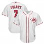 Eugenio Suarez #7 Cincinnati Reds Cool Base Player Men's Jersey White