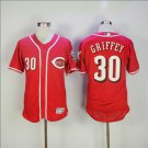 Ken Griffey Jr. #30 Cincinnati Reds Flex Base Collection Player Men's Jersey Scarlet
