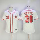Ken Griffey Jr. #30 Cincinnati Reds Flex Base Collection Player Men's Jersey White