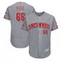 Yasiel Puig #66 Cincinnati Reds Flex Base Collection Player Men's Jersey Gray