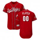 Custom Cincinnati Reds Flex Base Collection Men's Jersey Scarlet