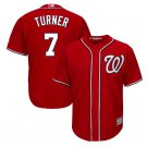Trea Turner #7 Washington Nationals Cool Base Player Men's Jersey Scarlet