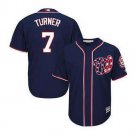 Trea Turner #7 Washington Nationals Cool Base Player Men's Jersey Navy