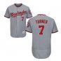 Trea Turner #7 Washington Nationals Flex Base Player Men's Jersey Gray