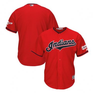 Cleveland Indians 2019 All-Star Game Patch Cool Base Men's Jersey Scarlet
